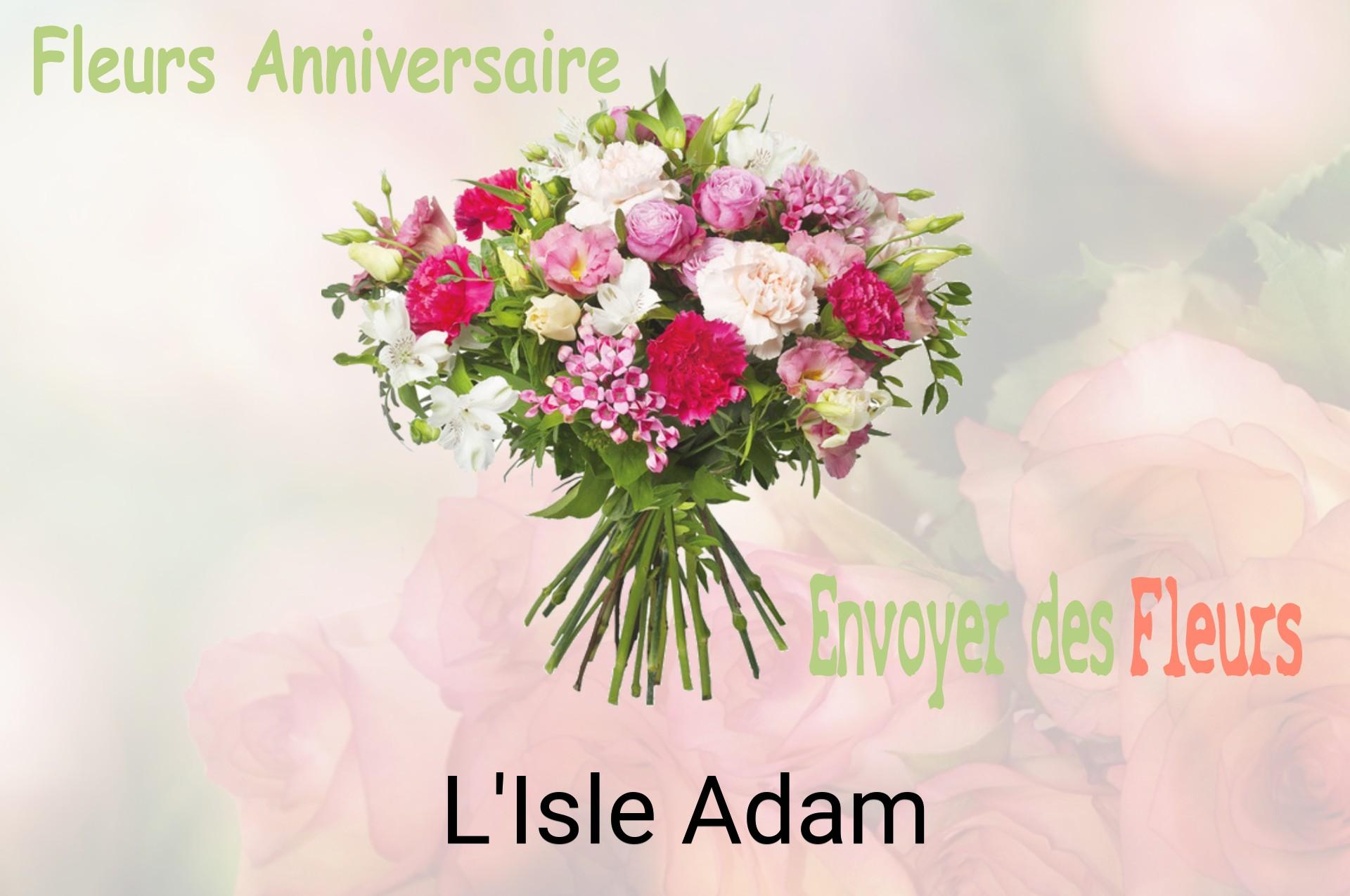 Bouquet de fleurs d’anniversaire livré à L'Isle-Adam