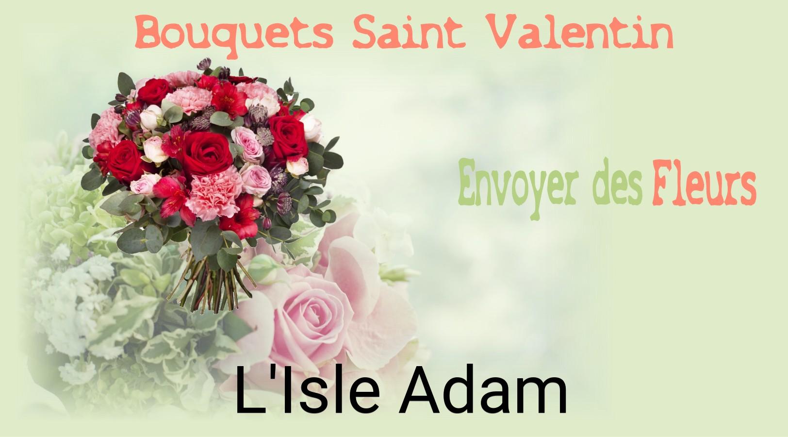 Roses de Saint-Valentin livrées à L'Isle-Adam